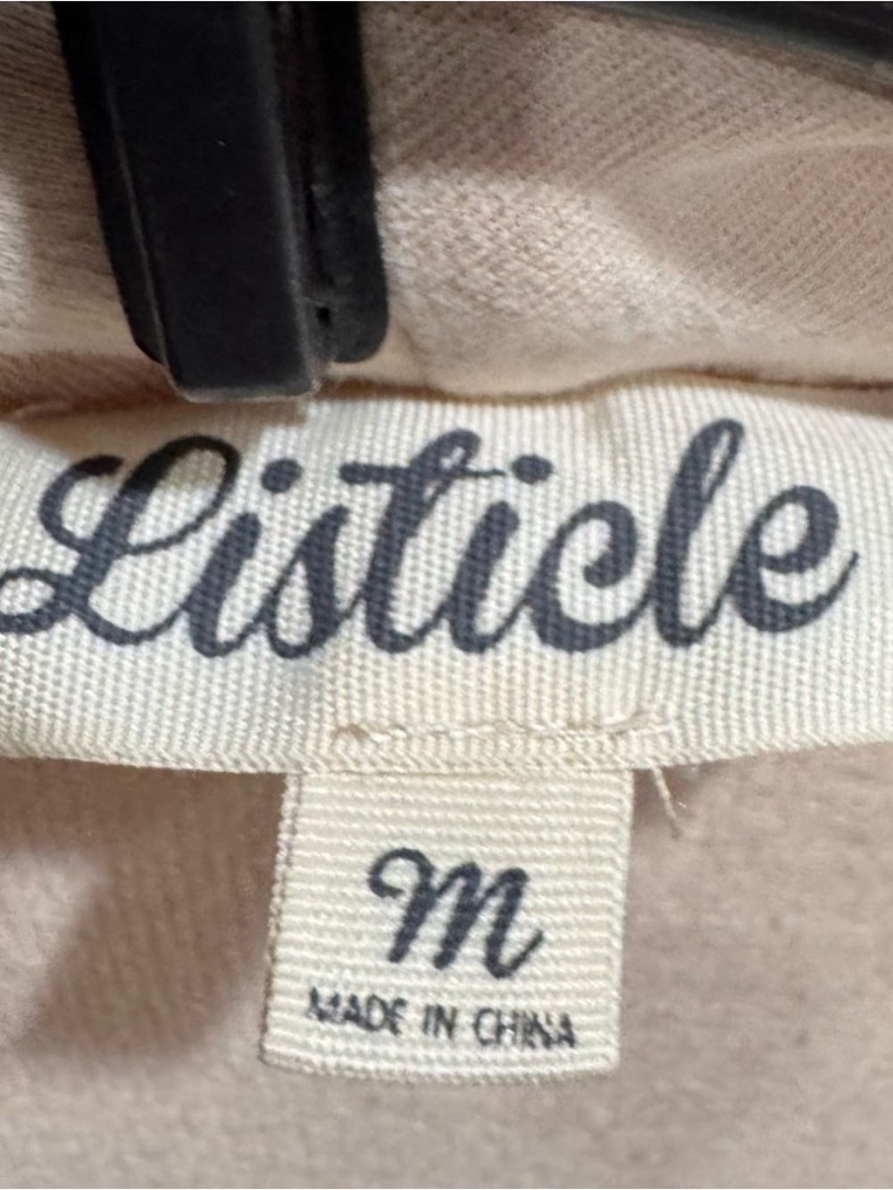 Listicle Open-Front Beige Women's Cardigan - Picture 2 of 5